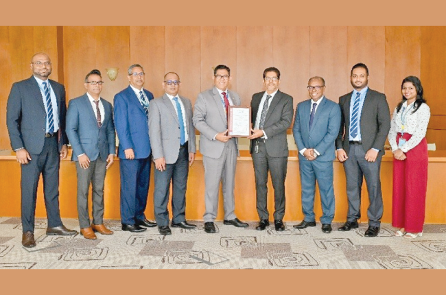 HNB Bank receives ISO 9001:2015 Quality Management System Certification for CCU financial services